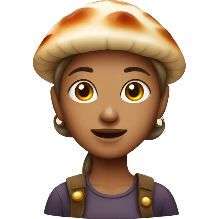 Lady with mushrooms emoji