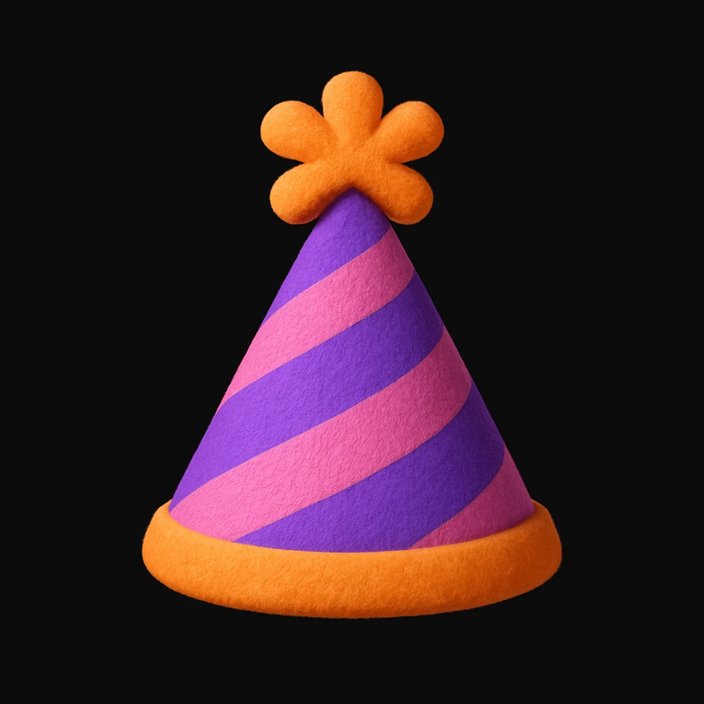 party hat emoji
