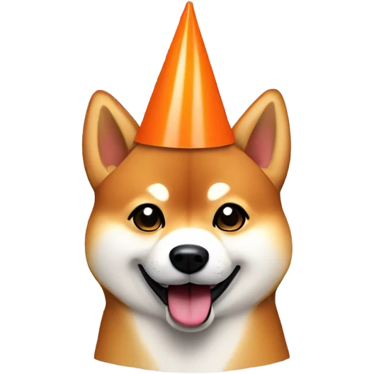 Birthday Shiba Inu emoji