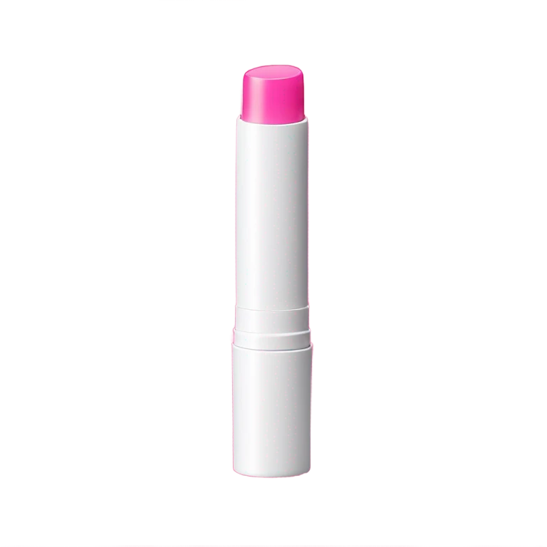 Lip balm pink emoji