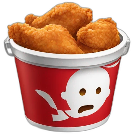 KFC chicken bucket emoji