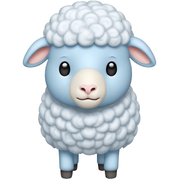 light blue sheep emoji