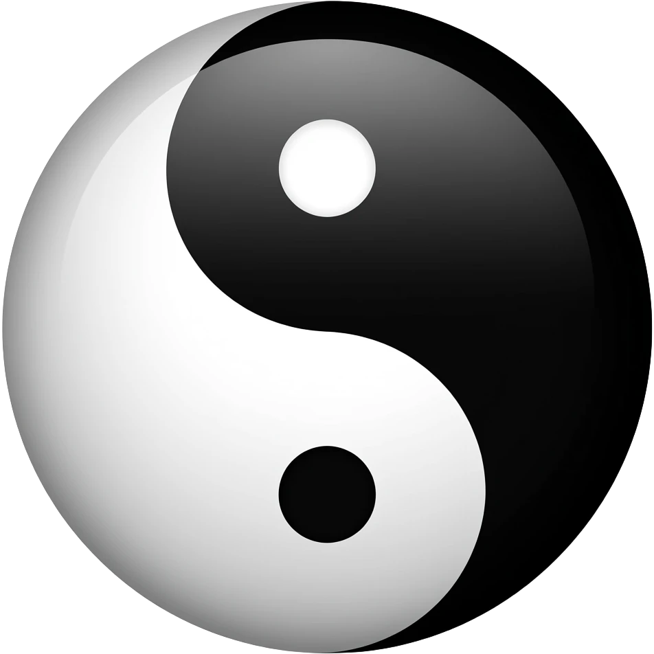 Yin Yang Symbol emoji