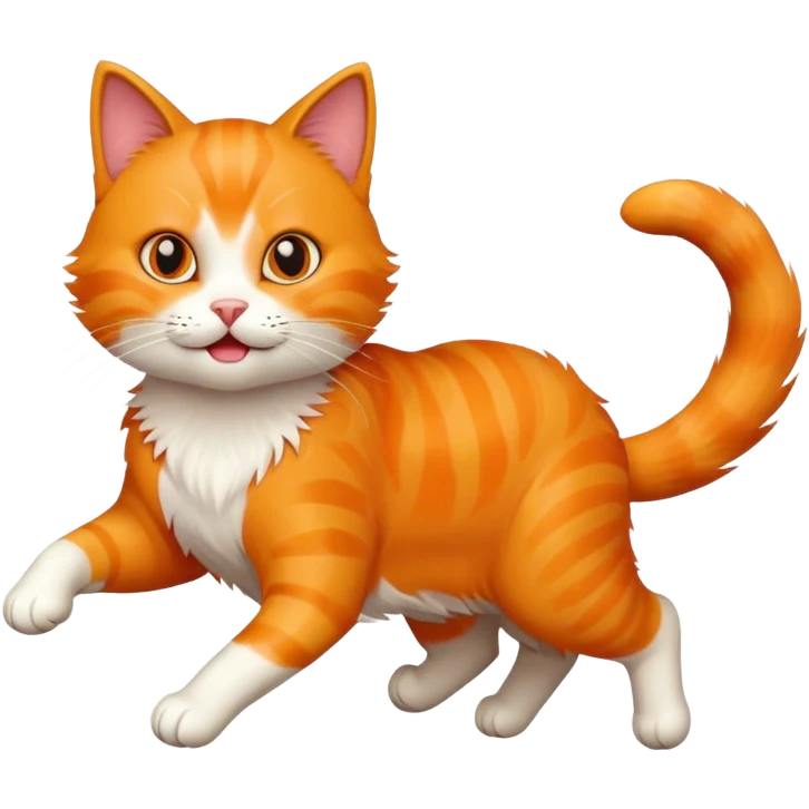 Cat running emoji