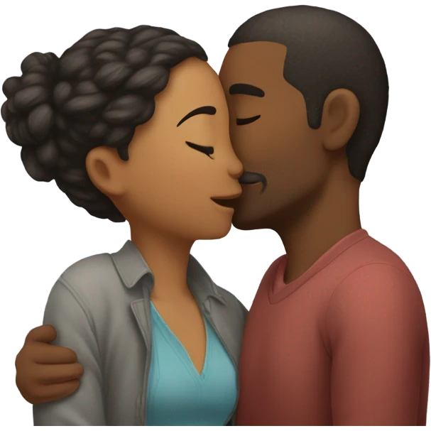 Kissing my boyfriend  emoji