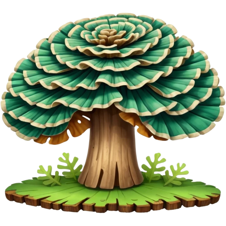 turkey tail mushroom emoji