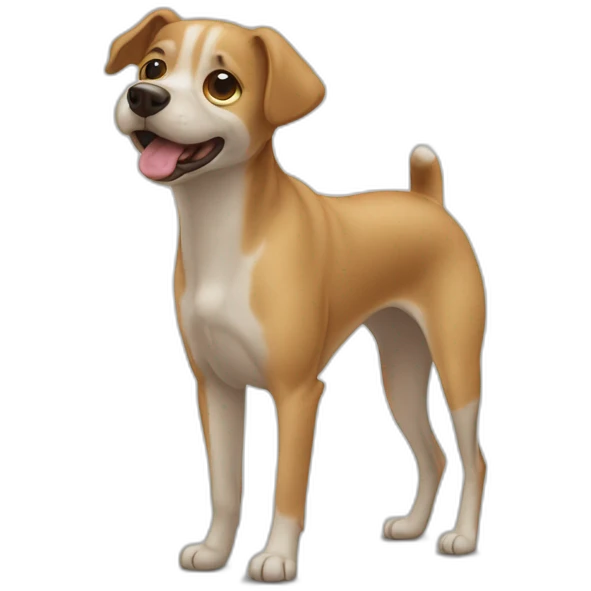 Chien mange un chat emoji