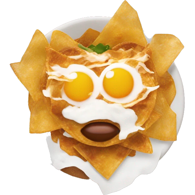 Heart eyes chilaquiles emoji