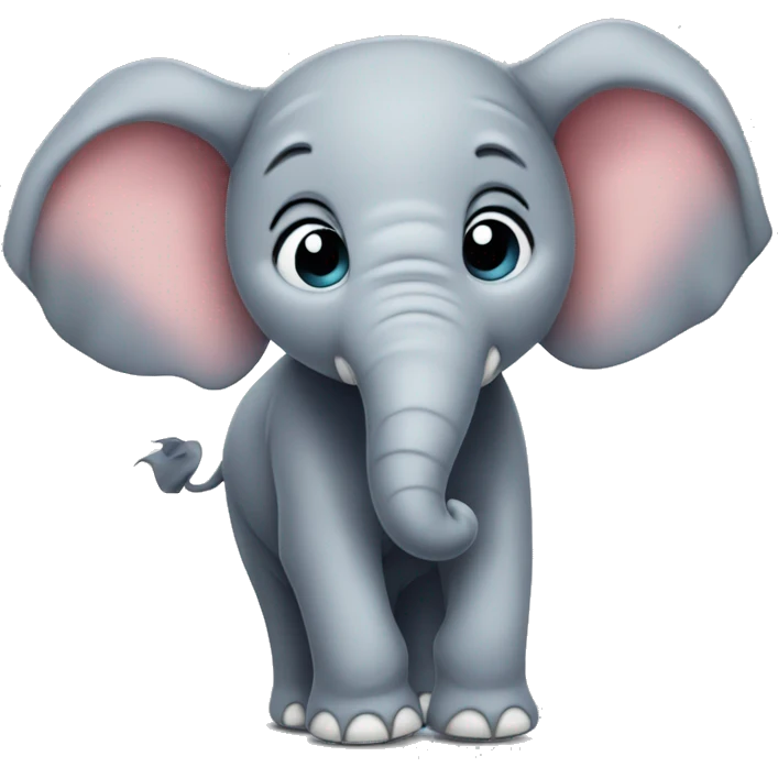 Cute elephant  emoji
