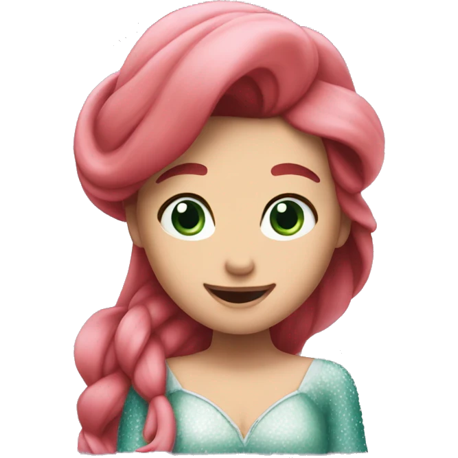 Ariel with Joy emoji