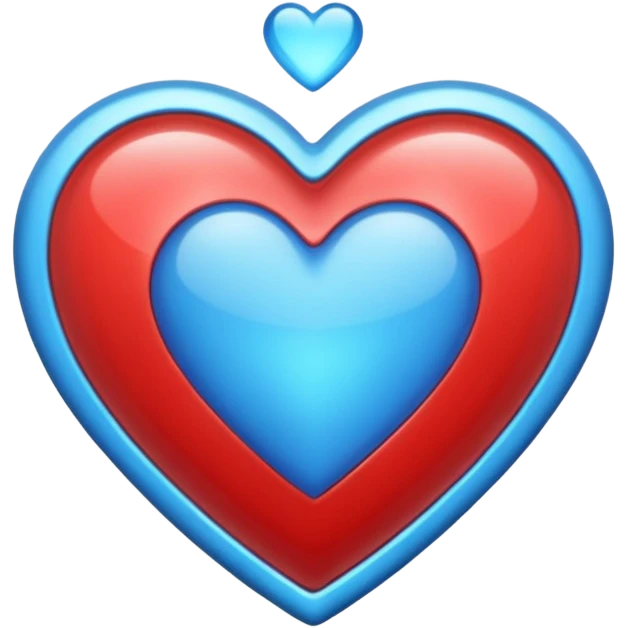 Quiero un corazón 💓 pero azul emoji