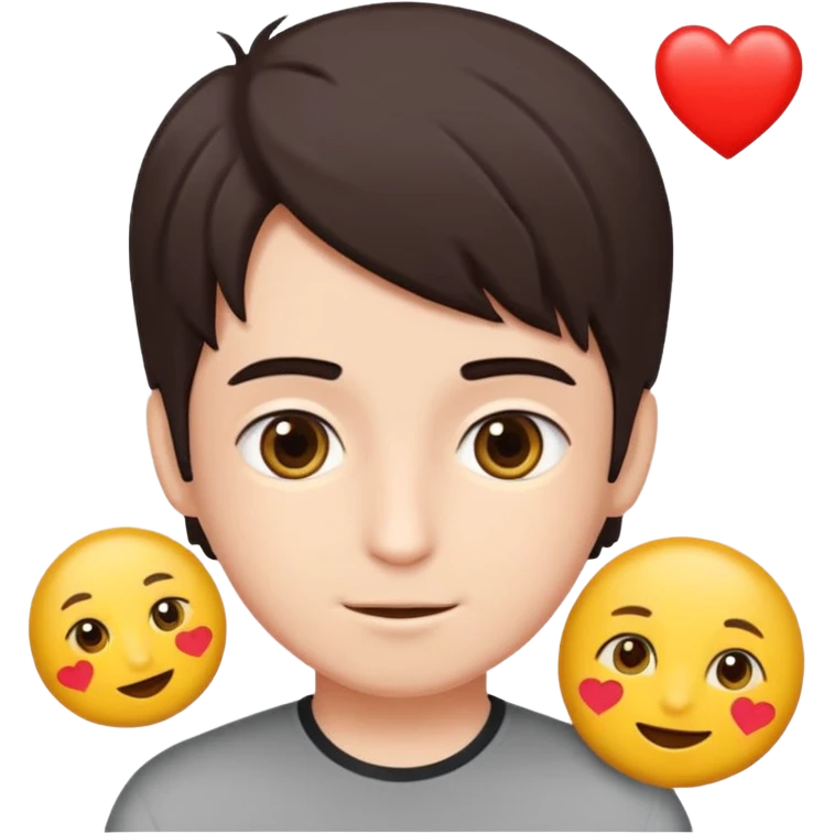 Romantic animated sticker boy
Cute emojis around 😗😏🥰😍😘😚
Fancy Persian text:
نازنین هیچوقت ولت نمی‌کنم
Soft animation, love style
 emoji