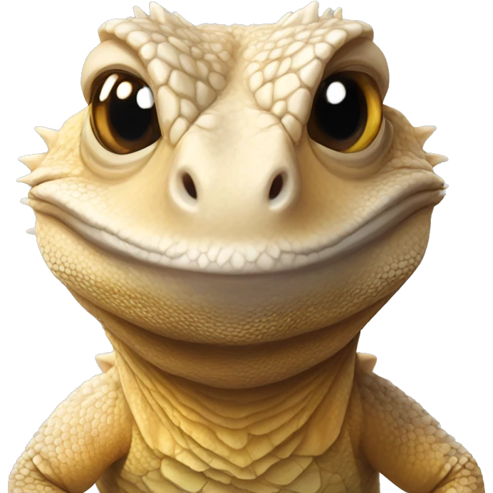 happy bearded dragon emoji