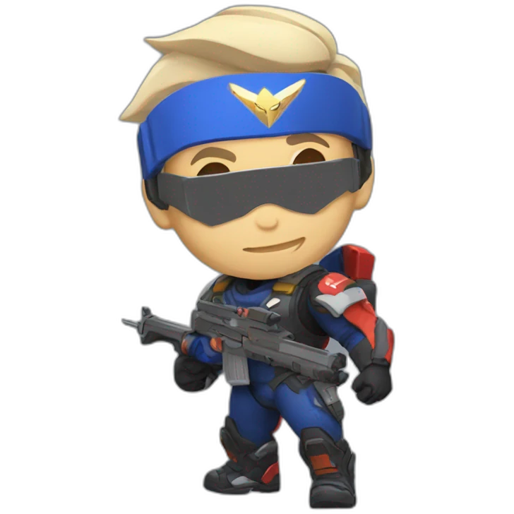 overwatch soldier 76 emoji