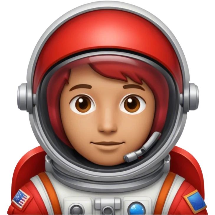 red astronaut emoji