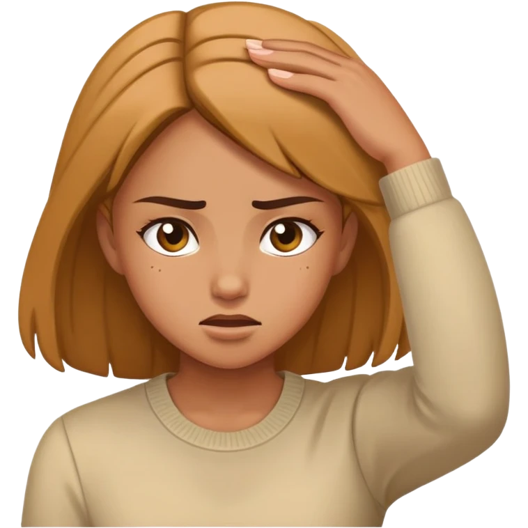 Girl smacking her forehead  emoji