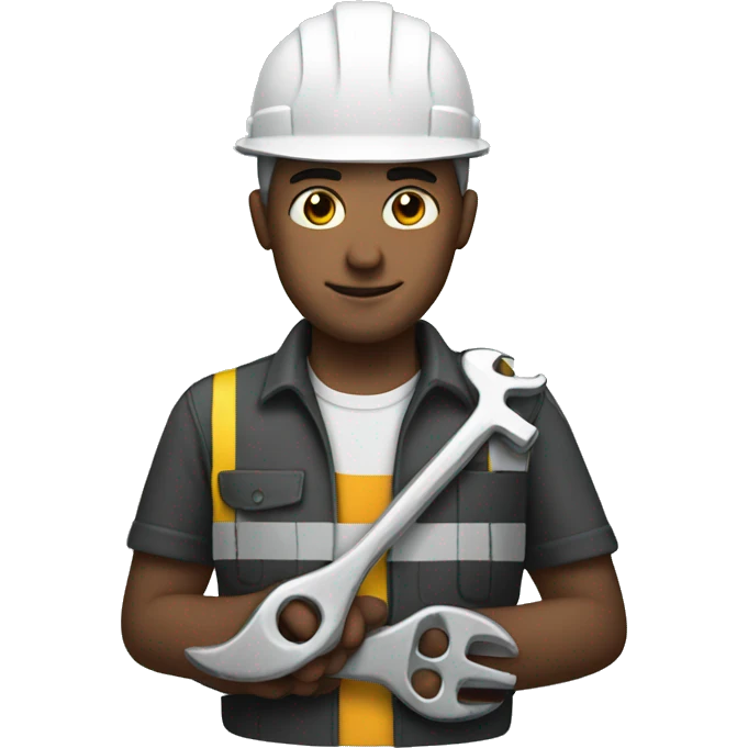 Engineer with wrench emoji