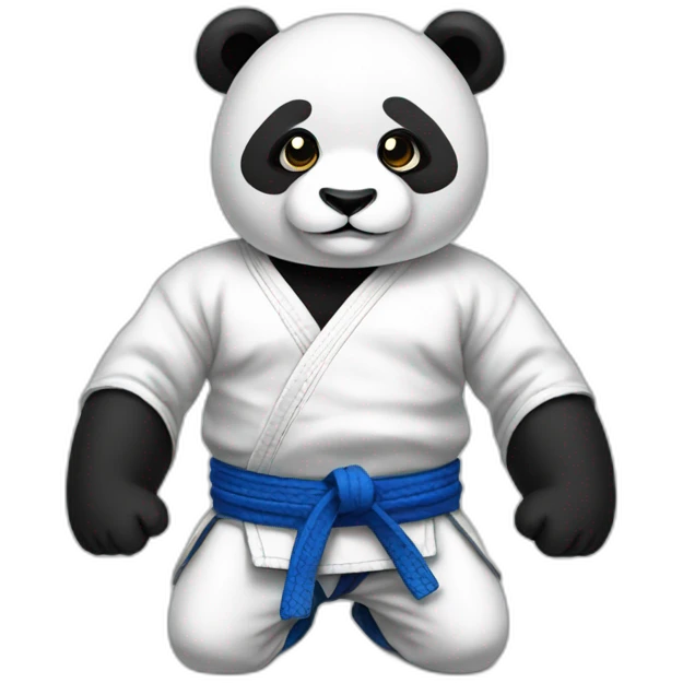 Human panda bjj emoji