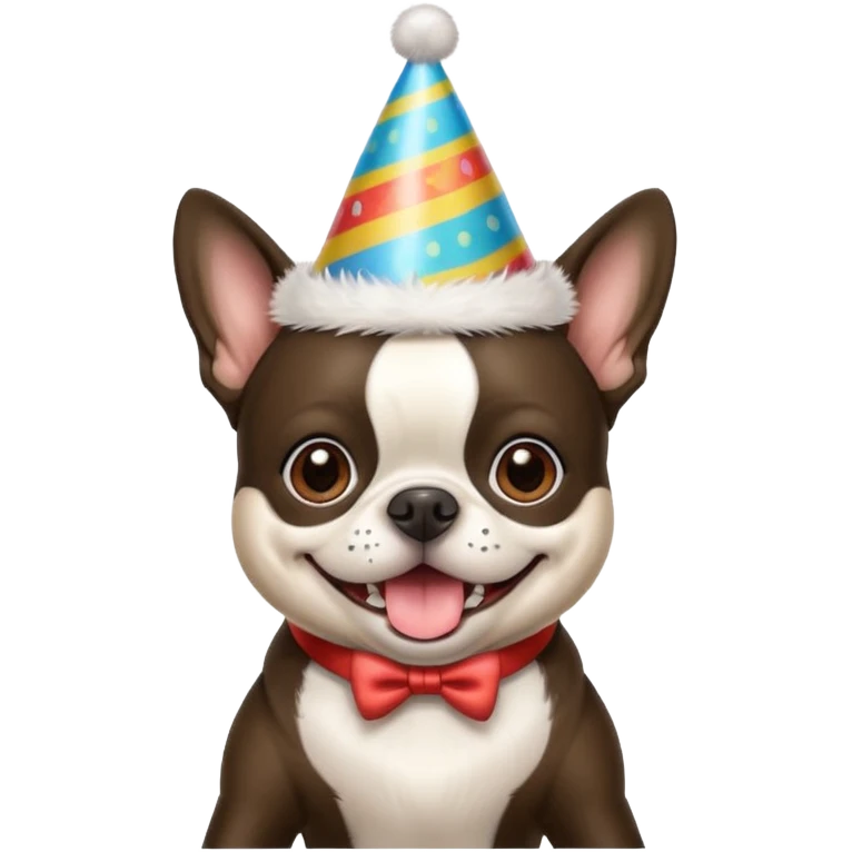 Make a dancing boston terrier emoji emoji