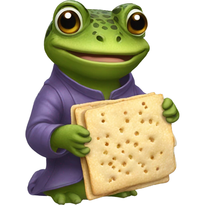 bufo holding matzah  emoji