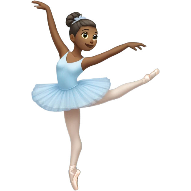 blue ballerina emoji