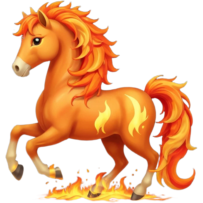 fire horse emoji