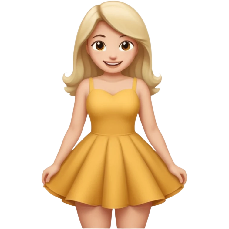 naked girl with a tremendously gigantic butt emoji