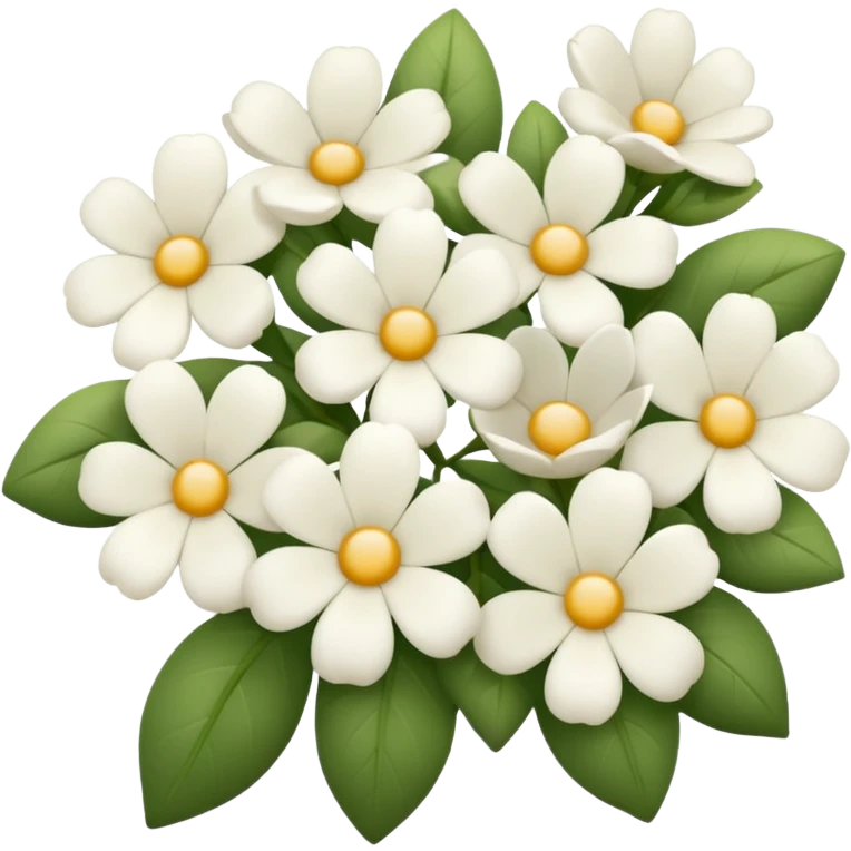 One White flowers  emoji