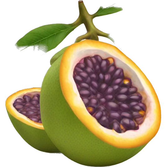 passion fruit emoji