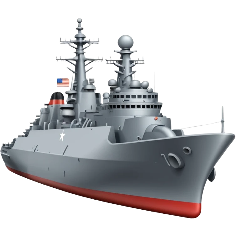 generate a very realistic missile cruiser, Admiral Zozulya emoji