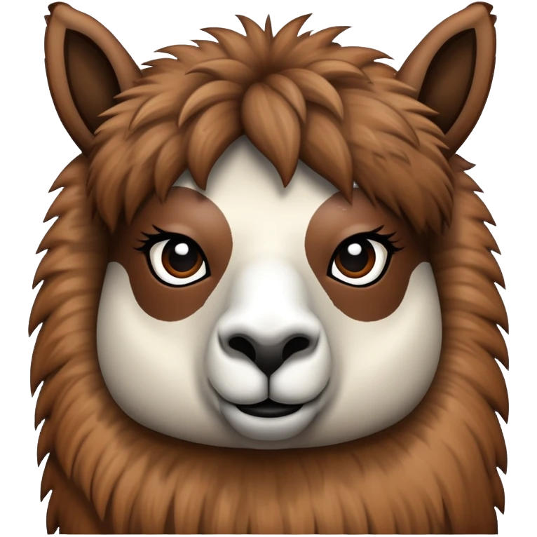 llama with steel resilient coil around emoji