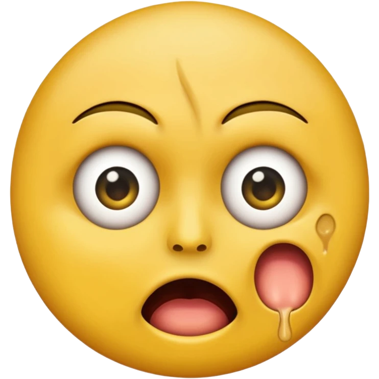emoji choking itself with a twitching eye emoji