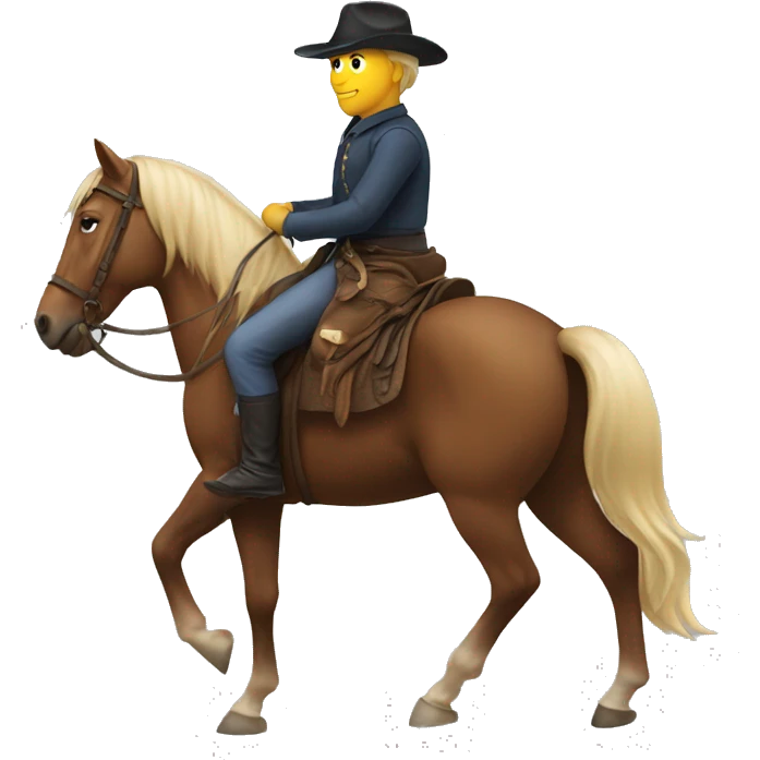 Man on horse emoji