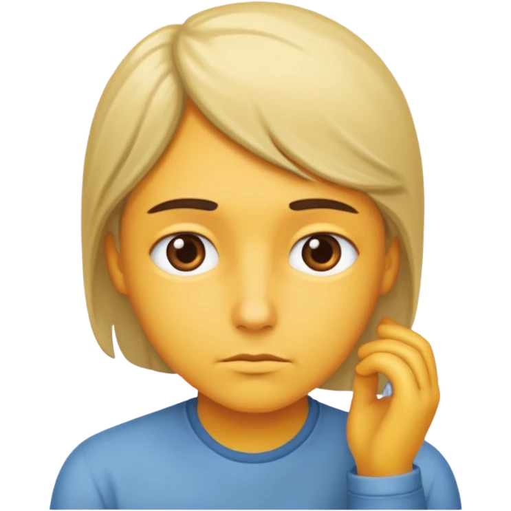 Missing you  emoji