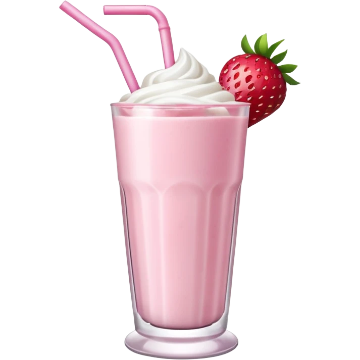 Strawberry milkshake  emoji