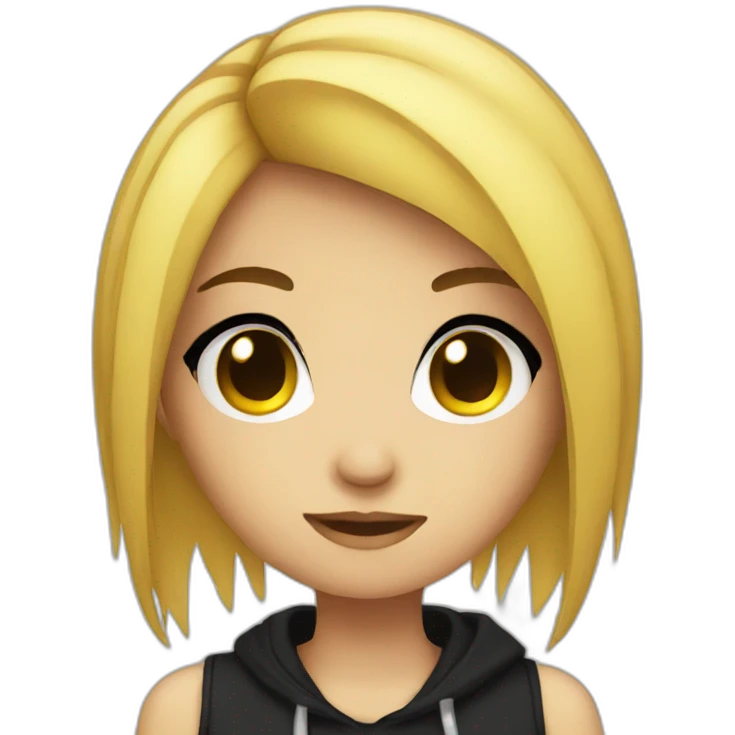 Emo girl emoji