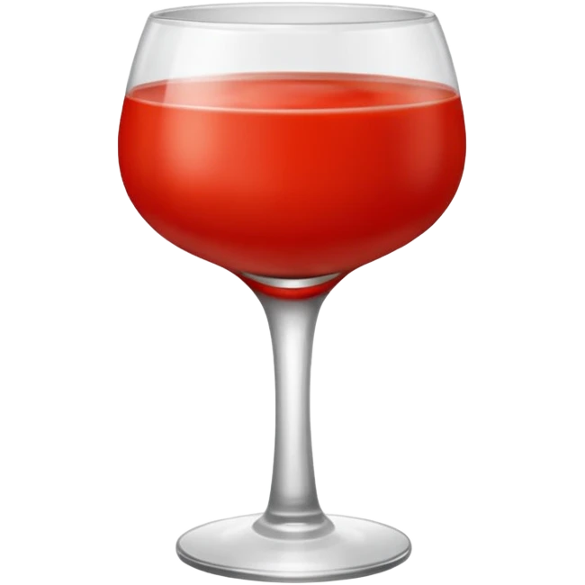 tomato puree in a glass glass transparent emoji