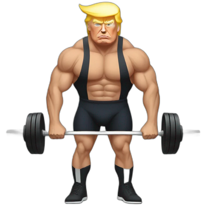 donald trump deadlift emoji