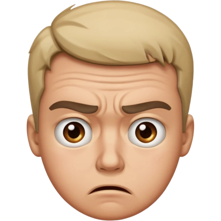 Mixed up emotions emoji