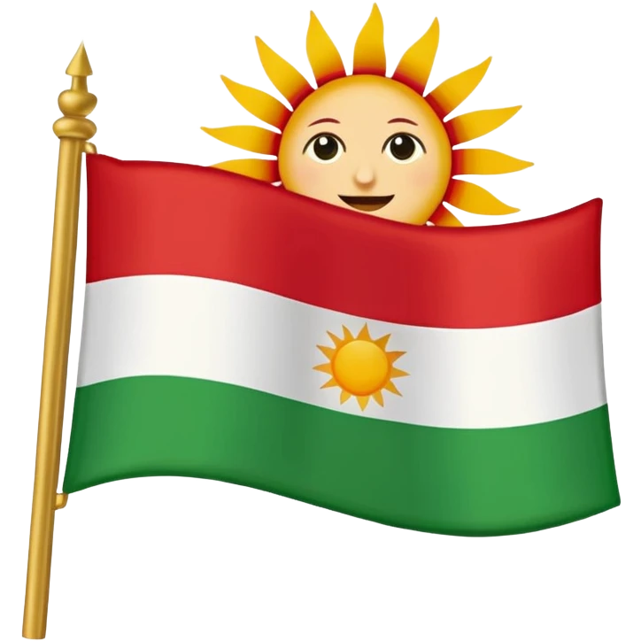 Езидский флаг emoji