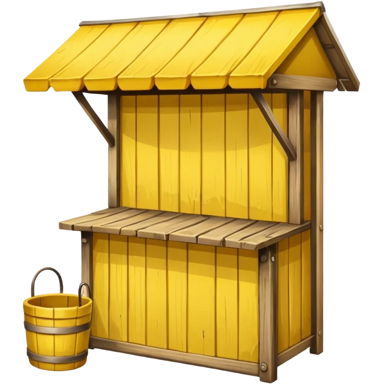Yellow stall. emoji