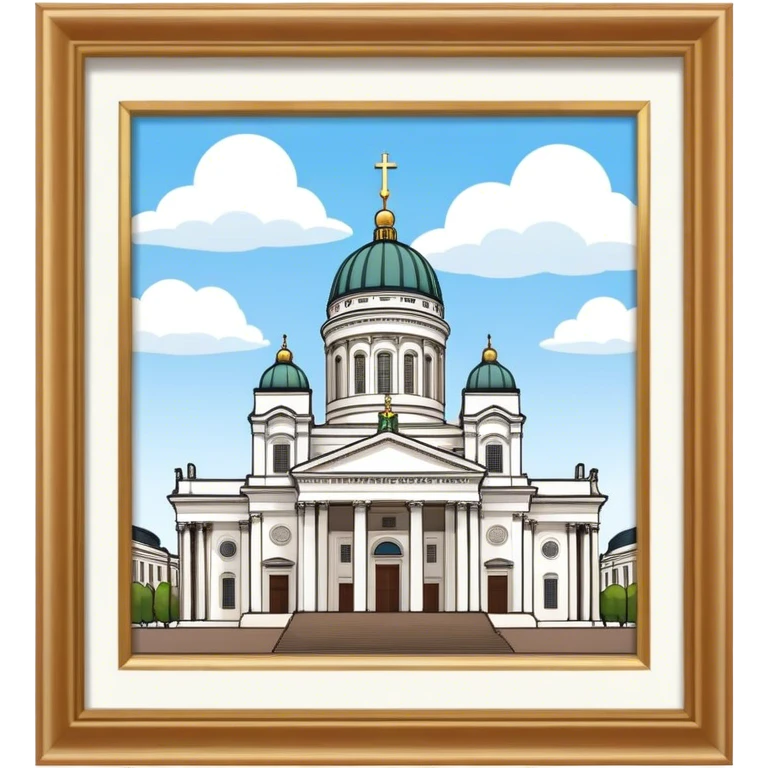 Helsinki cathedral  emoji