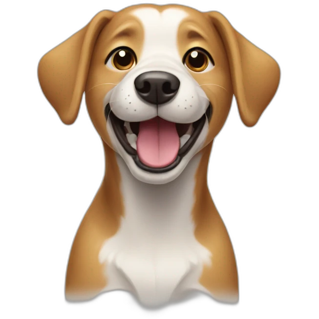 Happy dog emoji
