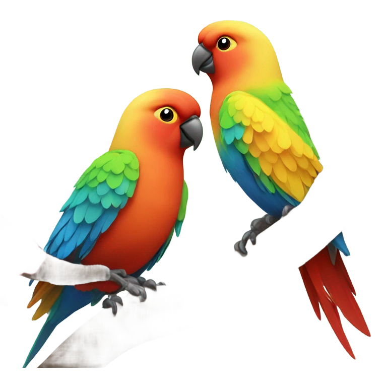 Love birds emoji