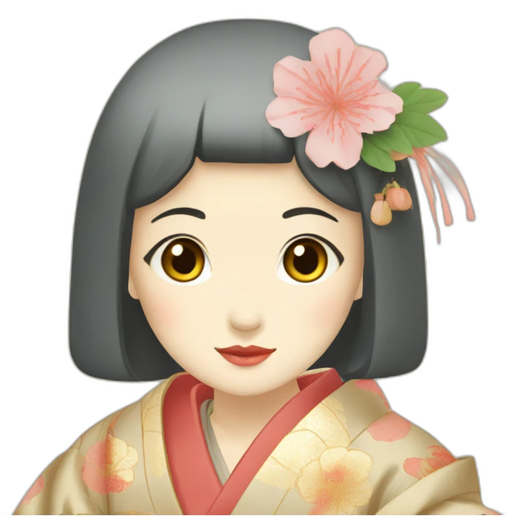 japanese-young-lady-in-the-Heian-era emoji