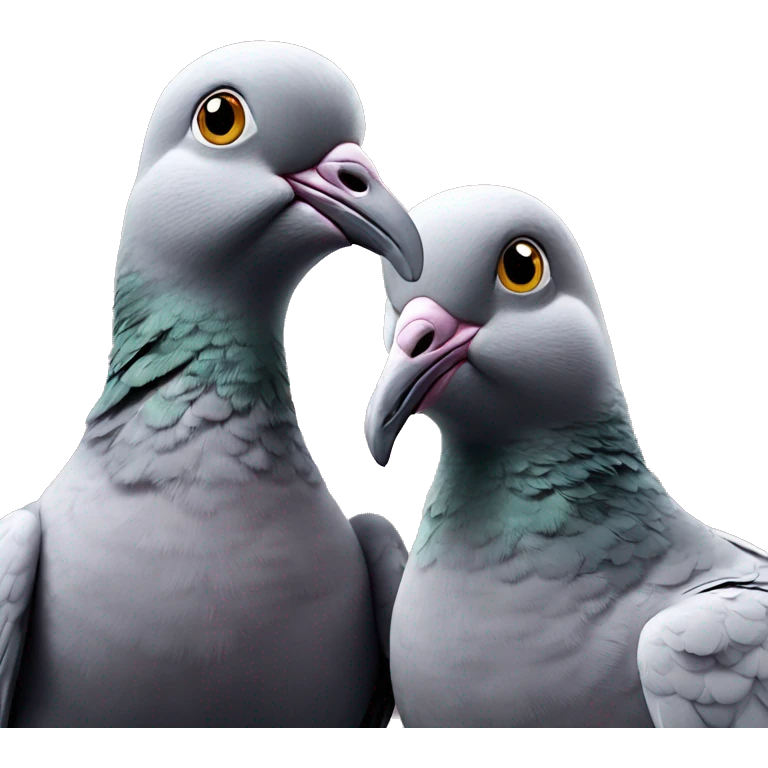 Two pigeons  emoji
