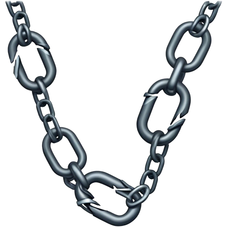 a broken link icon. use iOS link icon but style it same as broken chain emoj emoji