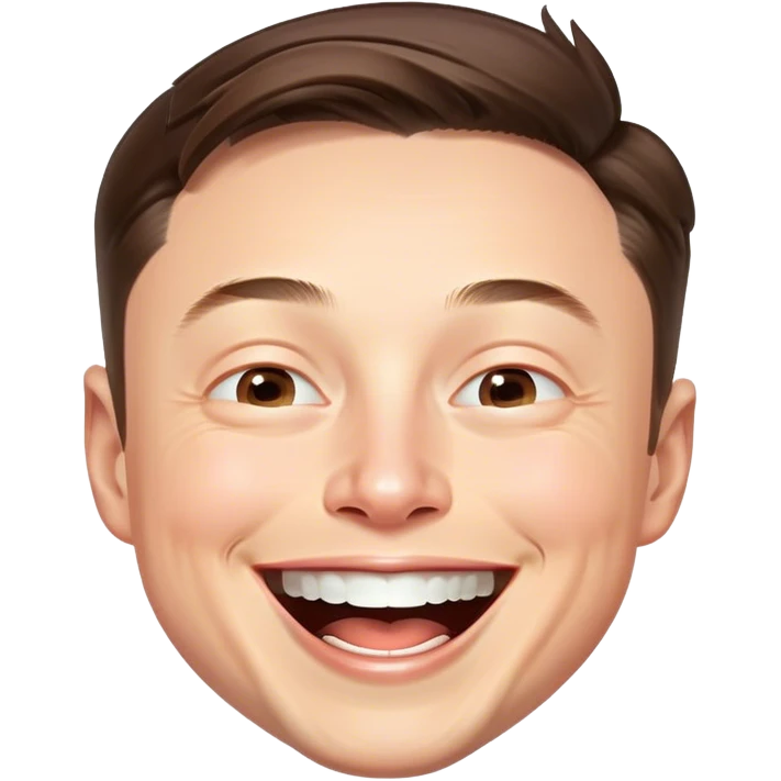 Elon Musk laughing emoji