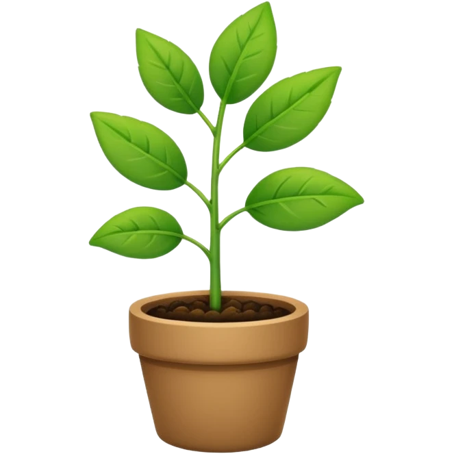 Mầm cây doodle  emoji