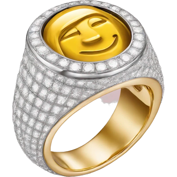 Cartier ring in clou emoji